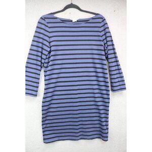 Boden Long Sleeve Midi Dress-Size 6L-Striped